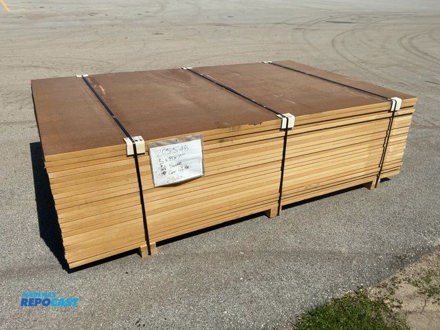 Lot 2-22328 - (23) Pieces of Maple Veneer MDF Core Plywood, AWWP-Poly Back, 96-1/2”x60-1/2”x1” thick, Maple Veneer...