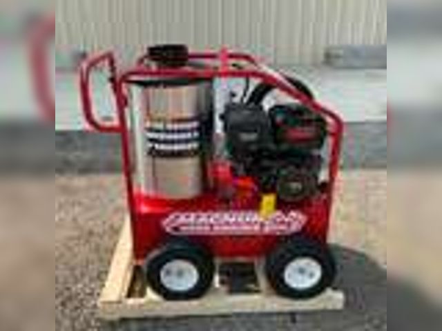 Lot 2-23400 - Magnum 4000 Series Gold New heated pressure washer, 210 degrees F discharged water, includes black a...