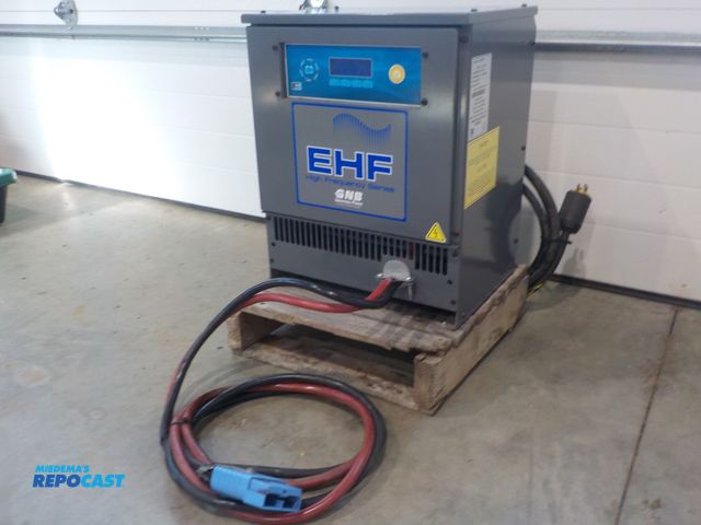 Lot 2-30260 - Industrial GNB Model EHF48T110 battery charger. 24 cell. 480 volts. 3 phase. Power cord. Digital rea...