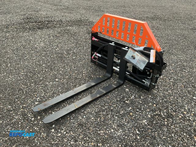 Lot 2-40765 - New Wolverine Fork Positioning Pallet Forks Skid Steer Attachment, Model PFA-11-3300G, 48" Long x 4"...