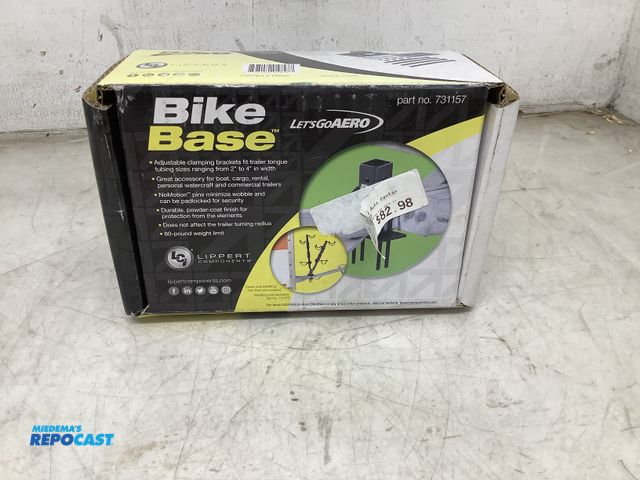 Lot 2-74157 - Bike base lippert components adjustable clamping brackets fit trailer tongue tubing size ranging fro...