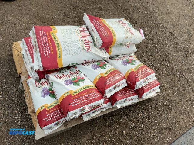 Lot 2-22763 - Skid of Espoma Organic Holly-Tone Evergreen and Azelea Food, includes (6) 50lb bags and (7) 27lb bag...