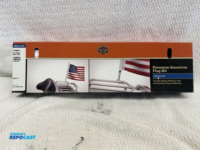 Lot 2-74180 - Harley Davidson 61400074 Multi-Fit Premium American Flag Kit