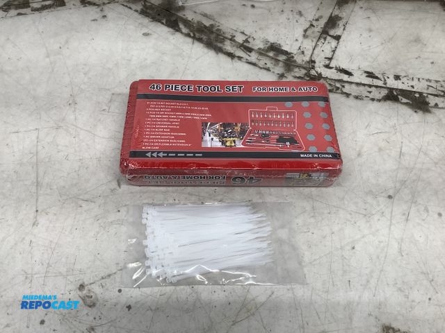 Lot 2-92411 - 46 piece tool set for home and auto