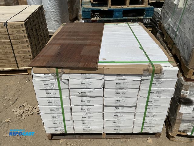 Lot 2-76710 - 840 sq. feet of Click Lock Engineered Hardwood American Walnut Matte. No gluing or stapling necessar...