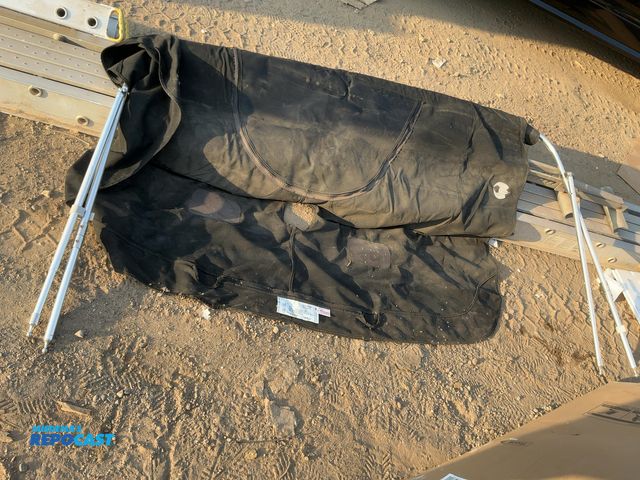 Lot 2-75681 - Sunbrella black bimini top for boat