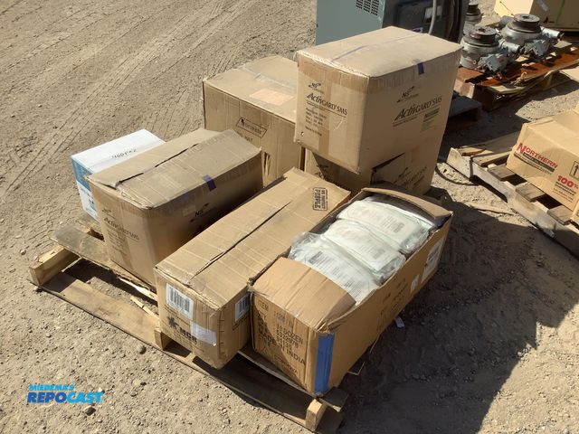 Lot 2-34794 - Skid Lot of Assorted Hard Hats and Nitrile Gloves
