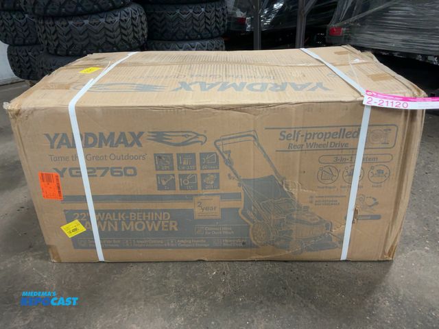Lot 2-21120 - Yardmax YG2760 Self-Propelled Lawn Mower