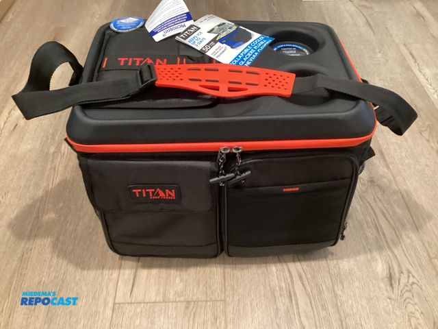Lot 2-34388 - New TITAN Deep Freeze 50 can collapsible cooler. Super foam insulation, Thermo-Flect radiant barrier...