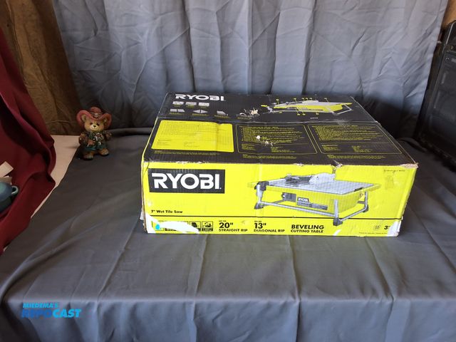 Lot 2-76830 - RYOBI 7" WET TILE SAW. WORKS