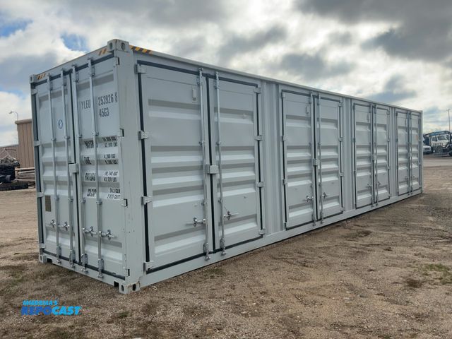 Lot 2-43002 - 2026 40’L x 8’W x 9’ 6”T High Cube Shipping/Ground Container, swing doors on one end and four sets o...