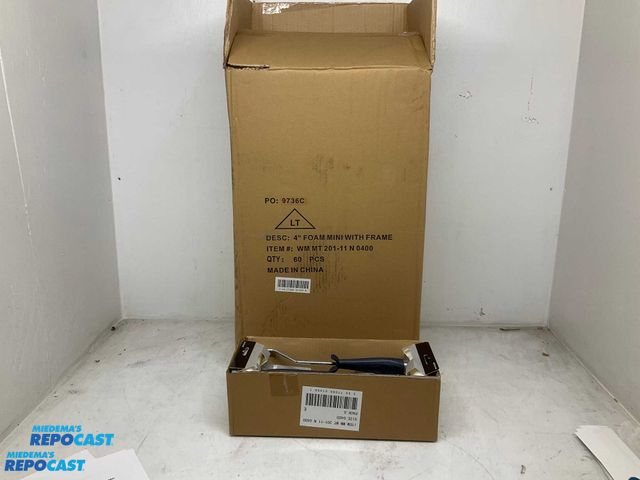 Lot 2-73507 - Lot of (60) 4” Paint Rollers with Mini Foam Covers