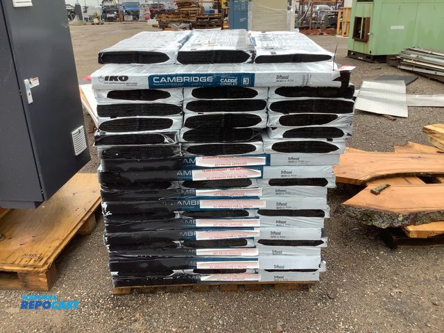 Lot 2-79999 - Approximately (50) Sheets of Iko Cambridge true square drift wood 9256 shingles