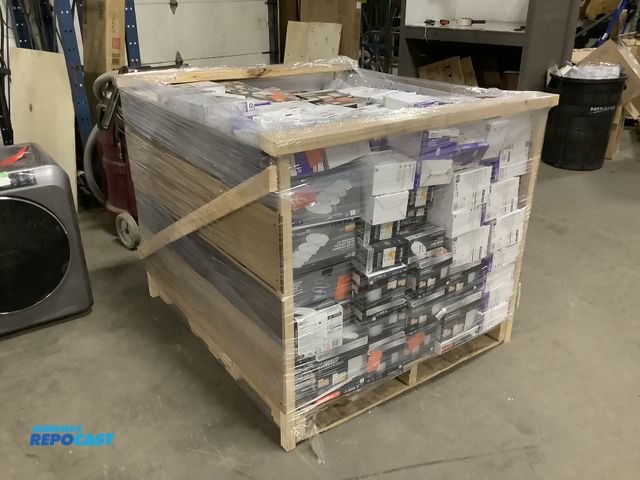 Lot 2-67159 - Skid of various Comercial Electric lighting kits including 3” slim LED directional recessed kits, LE...