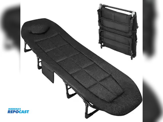 Lot 2-69112 - OC-LYC19ZD-71BK-SX folding camping cot