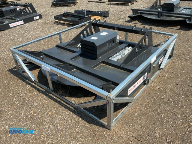Lot 2-44044 - New JCT 72” Brush Mower Skid Steer Attachment, hydraulic driven with hoses and quick coupler fitting...