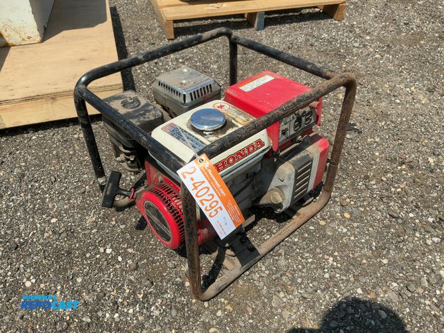 Lot 2-40295 - Honda EG1400X Generator, Gas Engine with Recoil Start, 120 Volt Output, Did Run and Operate but Has ...