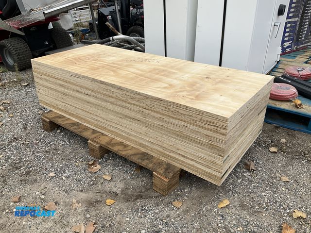 Lot 2-69132 - (20) Plywood Sheets - 62-3/4” x 25-3/8” x 3/4”