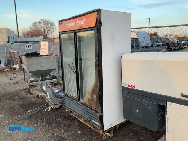 Lot 2-25327 - True Freezer GDM-49F Commercial Freezer Has multiple dents and mud splatteres