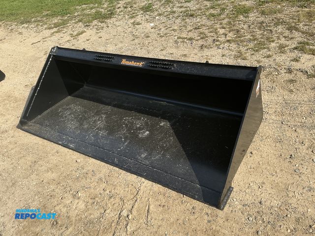 Product 2-3018 - New Tomahawk 72" Skid Steer Bucket, Universal Quick Attach