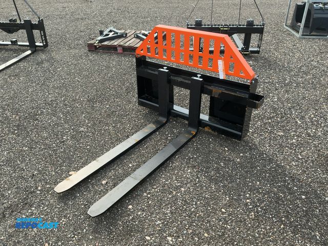 Lot 2-40787 - New Wolverine 48" Fork Skid Steer Attachment, Universal Quick Attach Fork Carriage with Two 48" Fork...