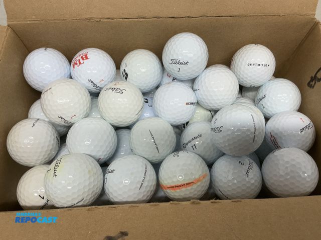 Lot 2-92511 - 100+ Excellent Golf Balls, Includes: Prov1, Prov1X, Callaway, Titleist, Bridgestone, Kirkland, Nike,...