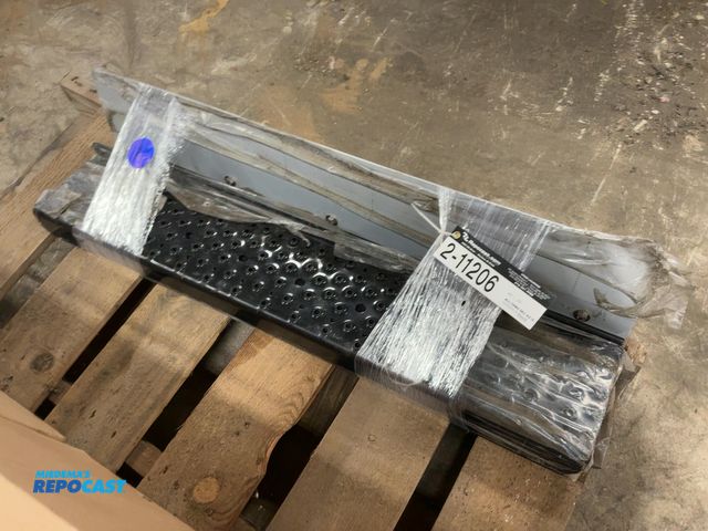 Lot 2-11206 - Lot of (4) Freightliner M2 Driver and Passenger Steel Step Plates, two are 24-1/2" and two are 36-1/...