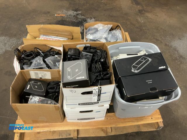 Lot 2-11293 - Lot of Motive Dash Cams and Trackers for Semi Trucks, Includes (38) Used and (2) New Trackers, (100)...