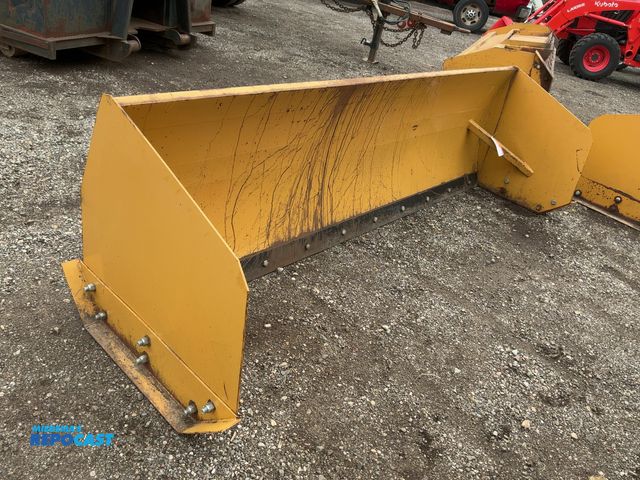 Lot 2-41953 - 10' Snow Pusher Box Skid Steer Attachment, Universal Quick Attach, Bolt on Metal Cutting Edge and Sh...