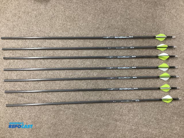 Lot 2-36643 - Seven new Carbon Express GameSlayer arrow shafts. 60-75 .350 Spine, 10.03 GPI