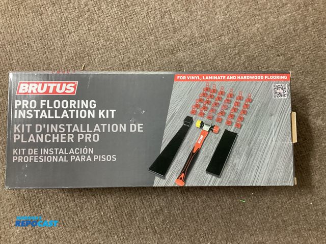 Lot 2-91294 - New Brutus Pro Flooring Installation Kit. For vinyl, laminate and hardwood flooring. Includes a two ...
