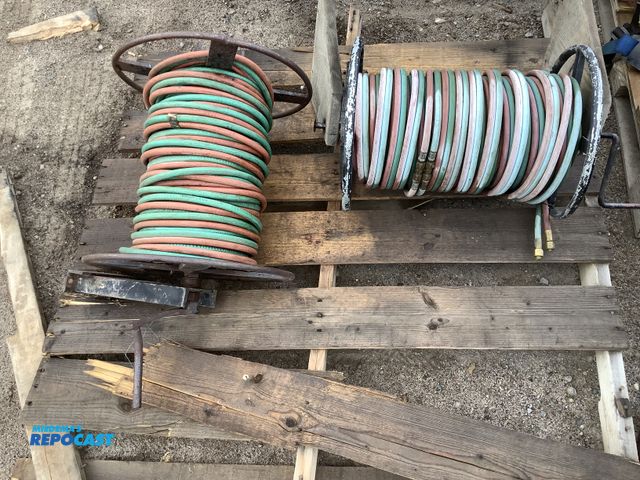 Lot 2-35983 - (2) manual oxy acetylene welding hose reels