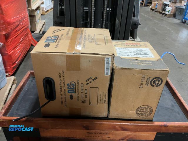 Lot 2-90768 - 2 2 Partial Boxes of Electrical Wiring- Amounts Unknown