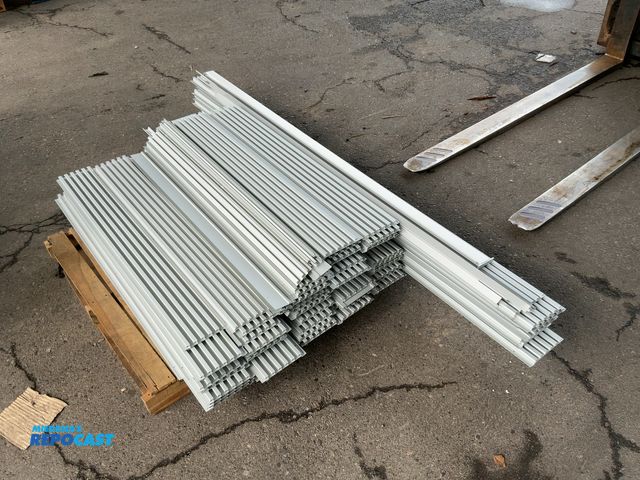 Lot 2-11166 - Skid of 48”x6” and 88-3/4”x6” aluminum panels