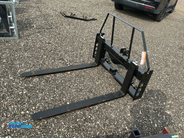 Lot 2-40788 - New Wolverine 3-Point Fork Attachment, Model THFF46, Two 48" Forks, Fork Carriage has 2" Receiver an...