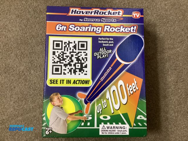 Lot 2-91281 - New HoverRocket 6ft. Inflatable rocket can be thrown up to 100 feet.