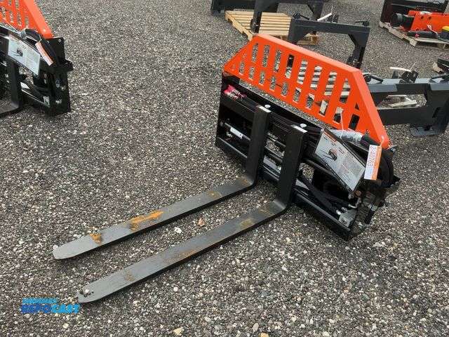 Lot 2-40763 - New Wolverine Fork Positioning Pallet Forks Skid Steer Attachment, Model PFA-11-3300G, 48" Long x 4"...