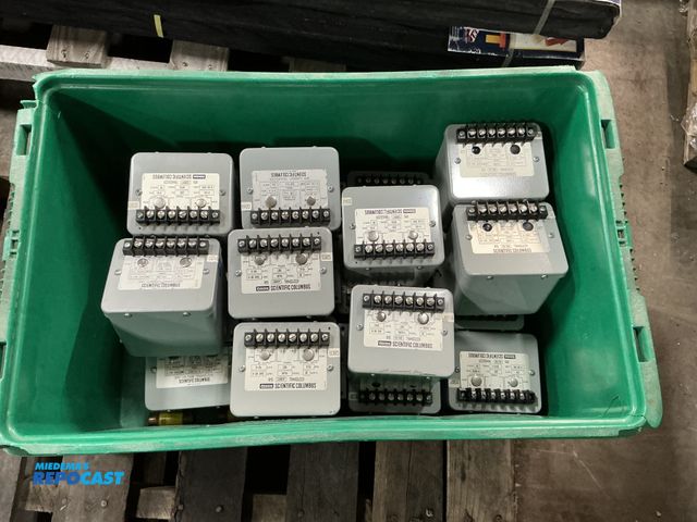 Lot 2-93850 - Plastic Totes of Esterline Scientific Columbus RMS Current Transducers