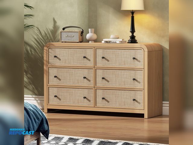 Lot 2-39094 - Oak &amp; Sparrow Dresser and Nightstand Set, Models 2171-2DKLZ and 2171-6DKLZ - New in Box