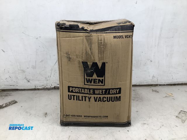 Lot 2-16230 - WEN VC4710 10-Amp 5-Gallon Portable HEPA Wet/Dry Shop Vacuum and Blower with 0.3-Micron Filter, Hose...