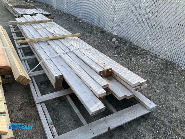 Lot 2-73245 - Skid lot of large long wood boards approx. 14’ x 3” - some boards vary in size