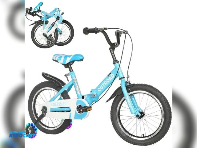 Lot 2-94694 - Marking Outroad 16” Folding Children’s Bike- Needs to be Assembled