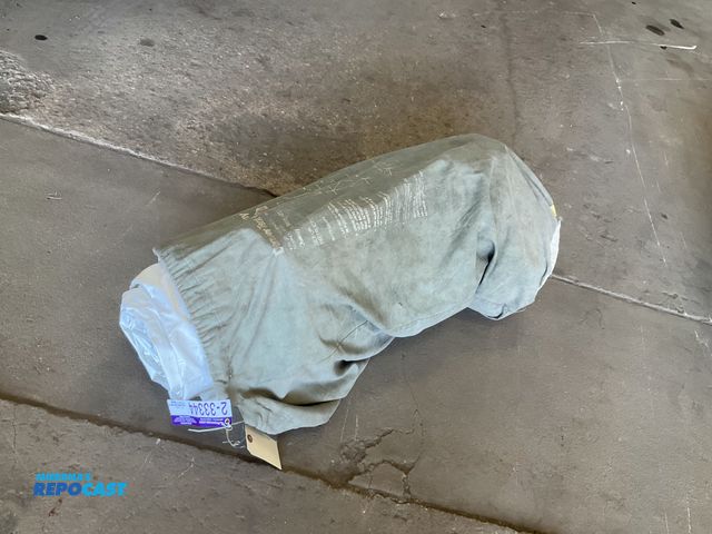 Lot 2-33344 - 20’ x 20’ White and Yellow vinyl pole tent top, used