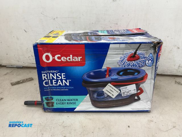 Lot 2-99810 - O-Cedar Easywring rinse clean microfiber spin mop system