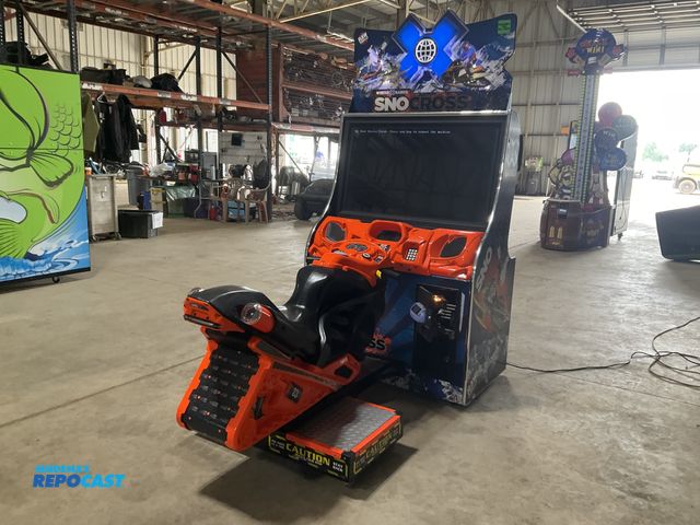 Lot 2-90903 - Raw Thrills Snocross ESPN-licensed arcade snowmobile motion simulator