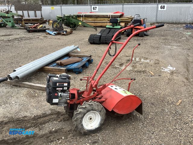 Lot 2-93824 - 1 WHEEL HORSE REAR TINE ROTOTILLER W/NEW ENGINE -
WORKS GREAT