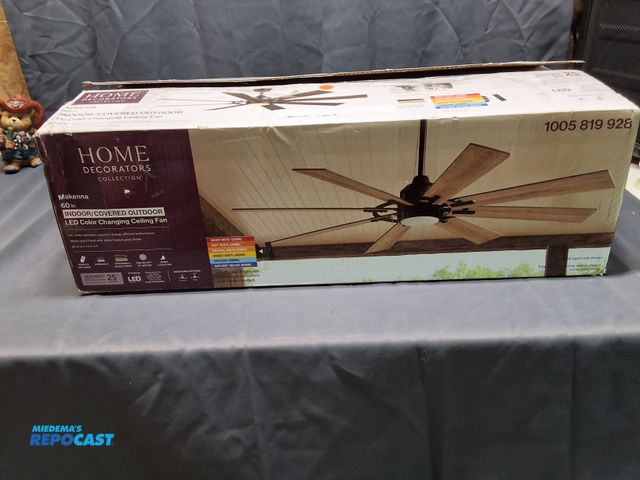 Lot 2-10664 - HOME DECORATIONS CEILING FAN, 60IN