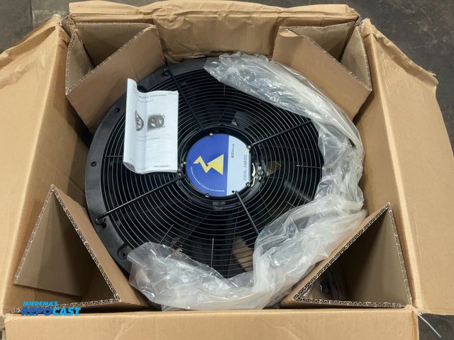 Lot 2-33007 - (2) New Ziehl-Abegg ECblue Premium Efficiency Fans, Type ZN050-ZIL.DC.V7P2, 3 Phase, 200-240VAC, Box...