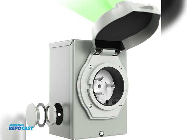 Lot 2-73046 - Joinfworld 50 Amp Generator Inlet Box X00429EFBV POP-1-SS2-50P