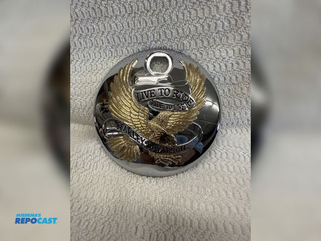 Lot 2-74174 - Harley Davidson 61286-92T Touring “Live to Ride” Console Door Cover